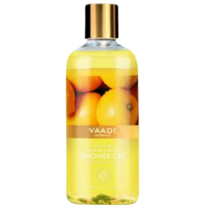 Vaadi Herbals Value Pack of Refreshing Lemon & Basil Shower Gel - Classic Derma