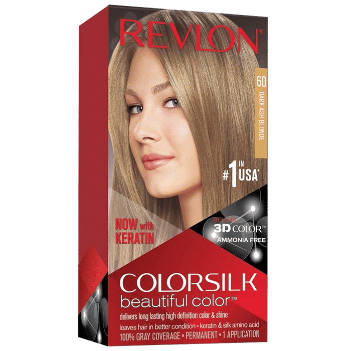 Revlon Colorsilk Beautiful Color 60 Dark Ash Blonde - Classic Derma