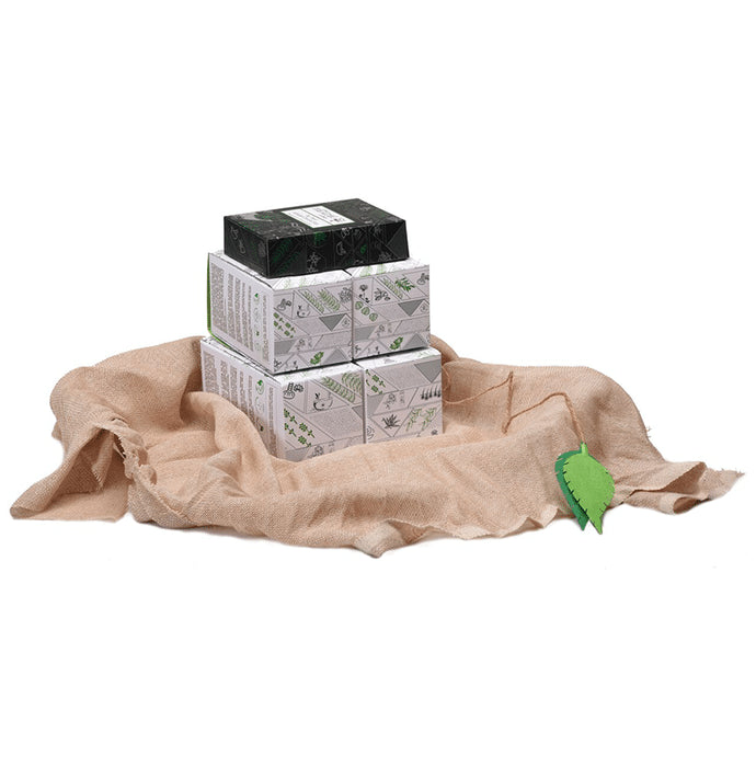 Natural Vibes Ayurvedic Wellness Gift Hamper with Tea Tree and Activated Charcoal - Classic Derma