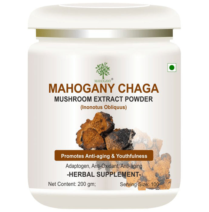 Mahogany Chaga Mushroom Extract Powder - Classic Derma