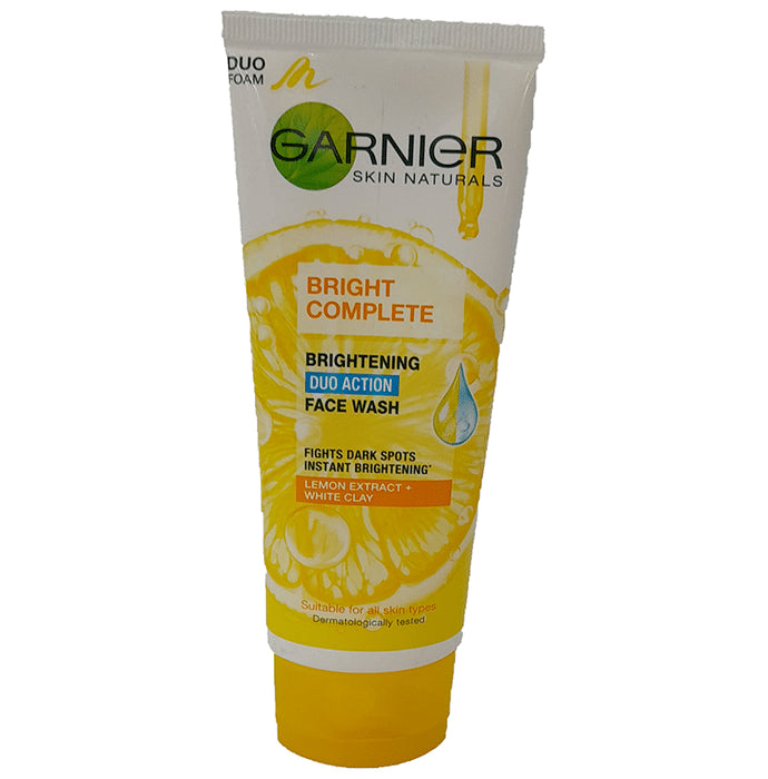 Garnier Skin Naturals Bright Complete Duo Action Face Wash - Classic Derma