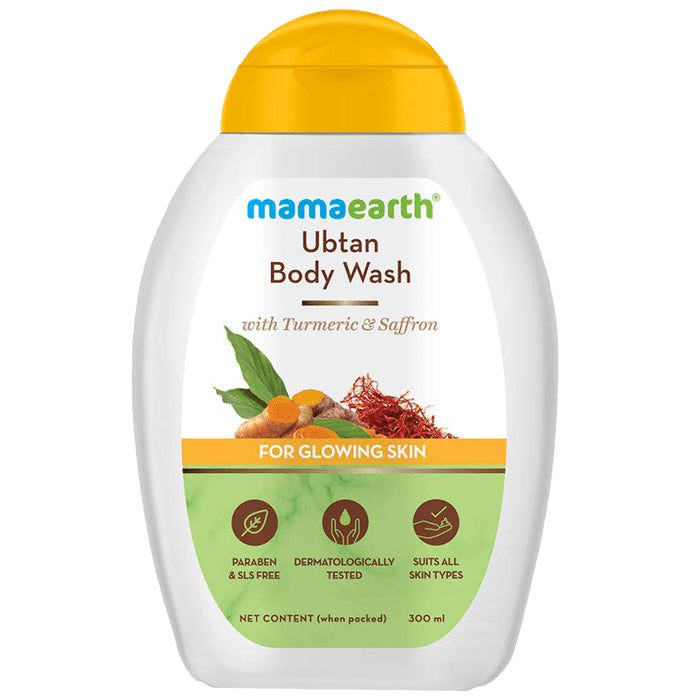 Mamaearth Ubtan Body Wash | Paraben & SLS-Free | For All Skin Types - Classic Derma
