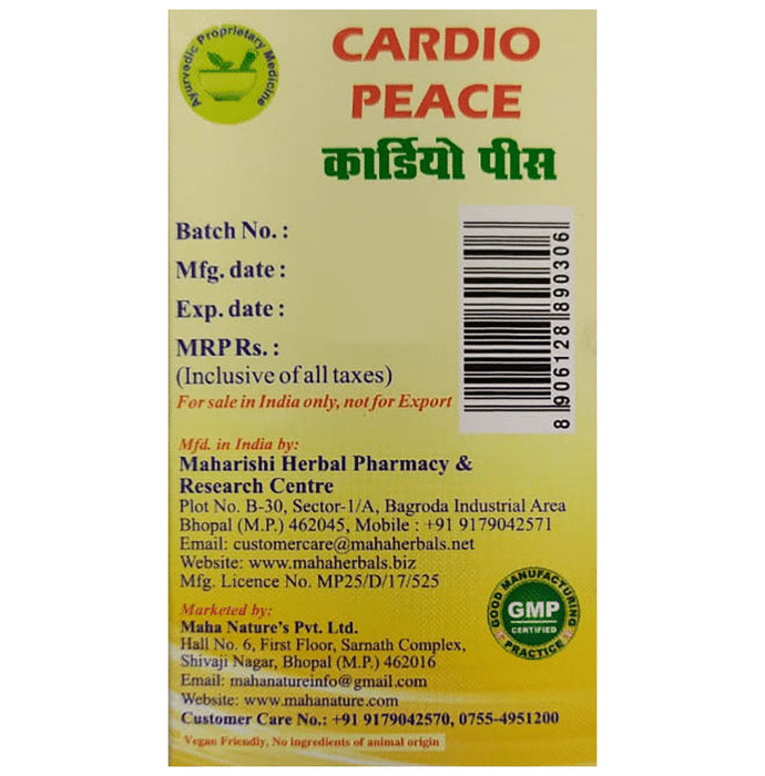 Maha Herbals Cardio Peace Tablet