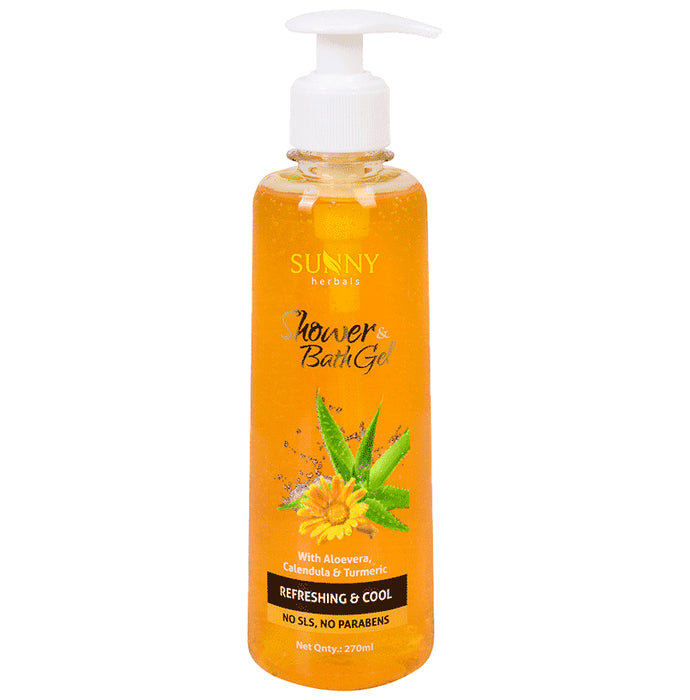 Sunny Herbals Shower & Bath Gel - Classic Derma
