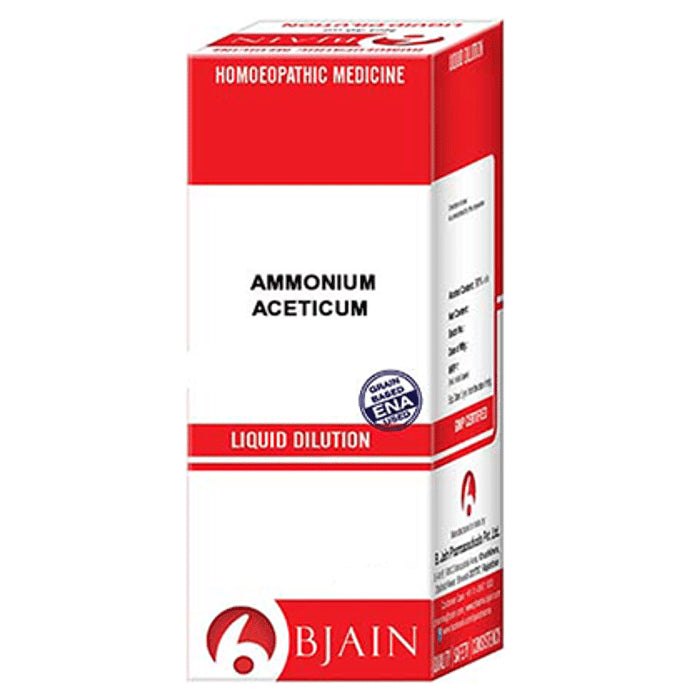 Bjain Ammonium Aceticum Dilution 6 CH - Classic Derma