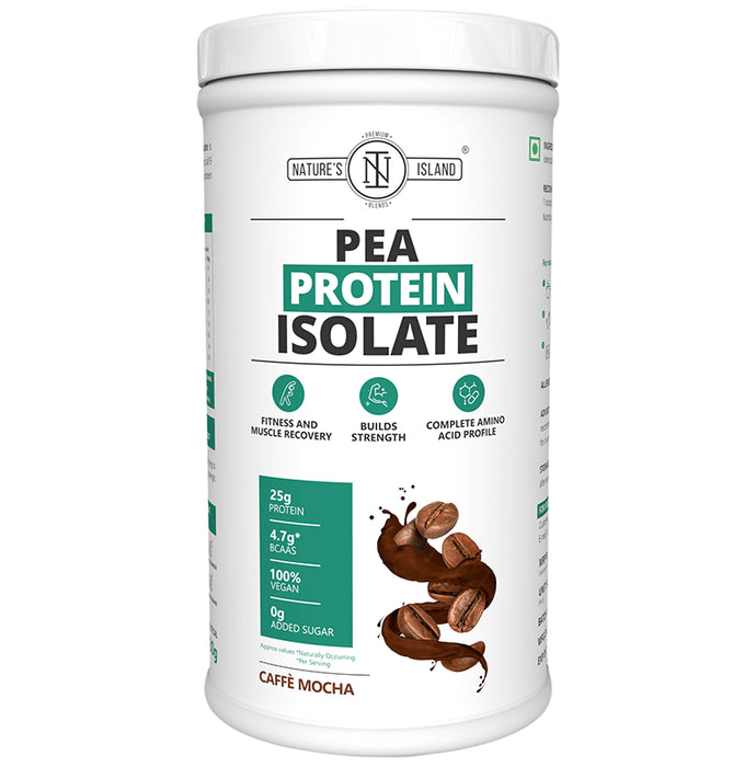 Nature's Island Pea Protein Isolate Powder Cafe Mocha - Classic Derma