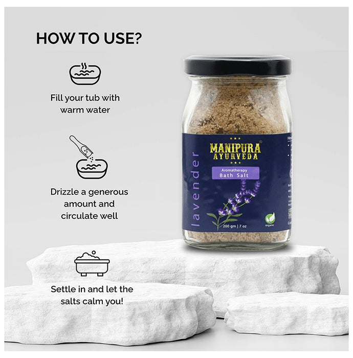 Manipura Ayurveda Aromatherapy Bath Salt Lavender