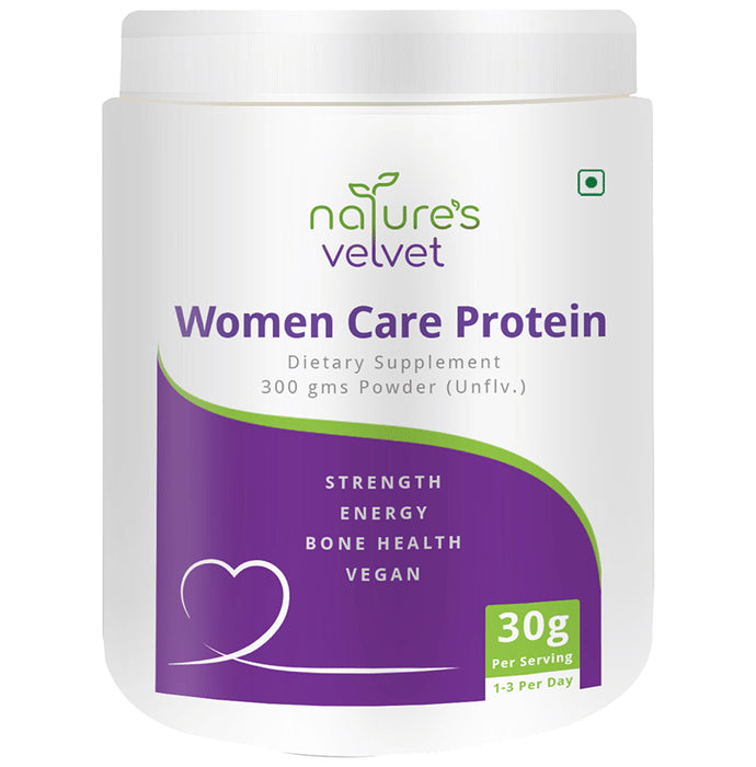 Nature's Velvet Unflavoured Women Care Protein Powder - Classic Derma