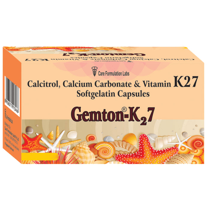 Gemton-K2 7 Soft Gelatin Capsule - Classic Derma