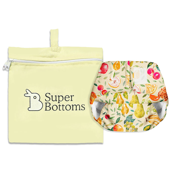 Superbottoms Newborn UNO Cloth diaper+1 Dry Feel Pad Fruit Burst - Classic Derma