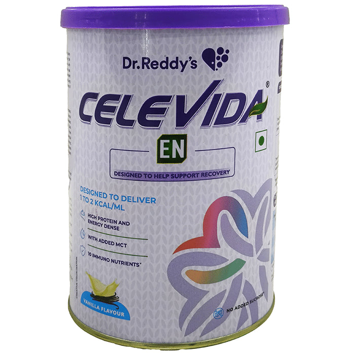 Dr. Reddy's Celevida EN Powder Vanilla No Added Sucrose - Classic Derma