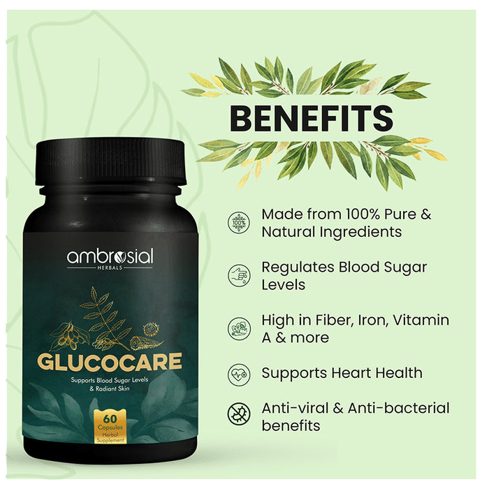 Ambrosial Herbals Glucocare Capsule