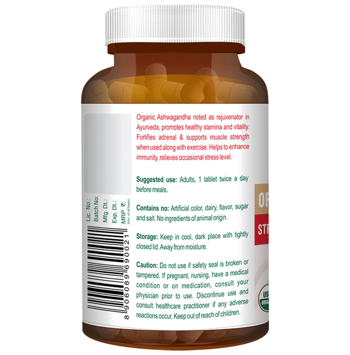 Geo Fresh Organic Ashwagandha 750mg Tablet