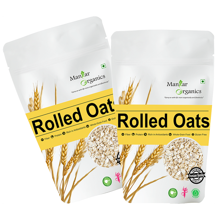 ManHar Organics Rolled Oats (1kg Each) - Classic Derma