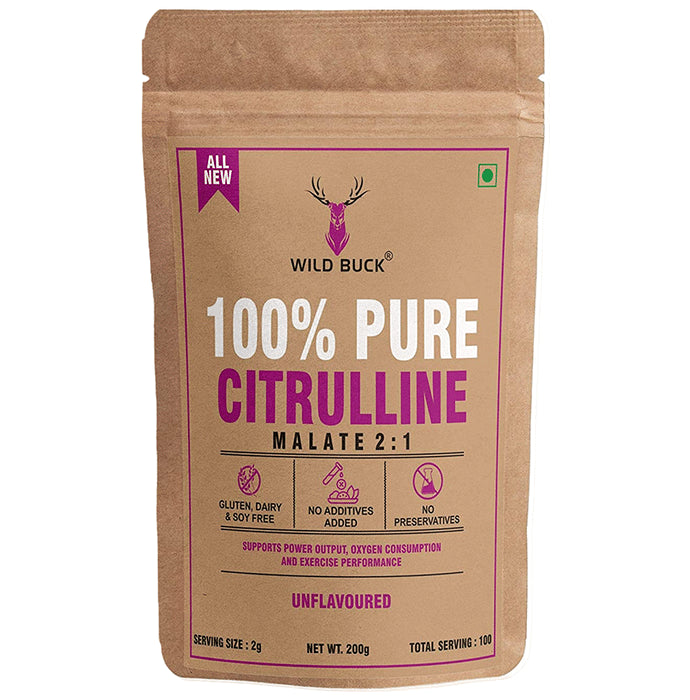 Wild Buck 100% Pure Citrulline Malate 2:1 Powder - Classic Derma