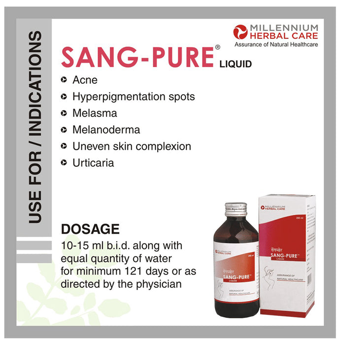Millennium Herbal Care Sang-Pure Liquid (200ml Each)