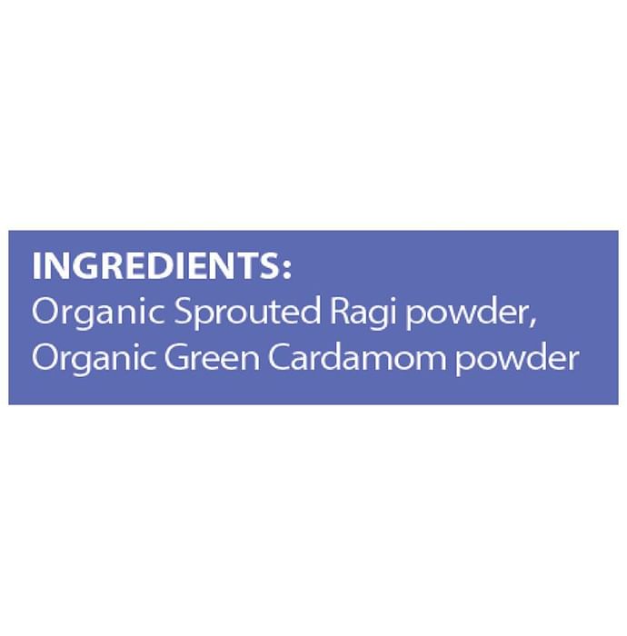 Mimmo Organics Cereal Organic Sprouted Ragi with Porridge (6 Months Plus)