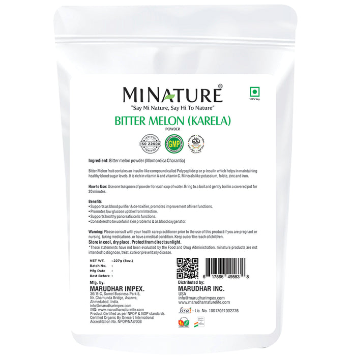 Minature Bitter Melon (Karela) Powder