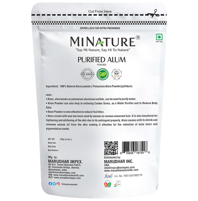 Minature Purified Alum Powder