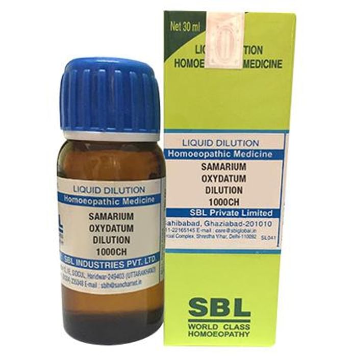 SBL Samarium Oxydatum Dilution 1000 CH - Classic Derma