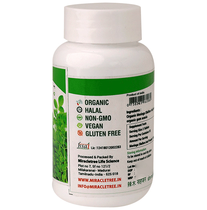 Miracletree Organic Moringa Leaf 500mg Tablet