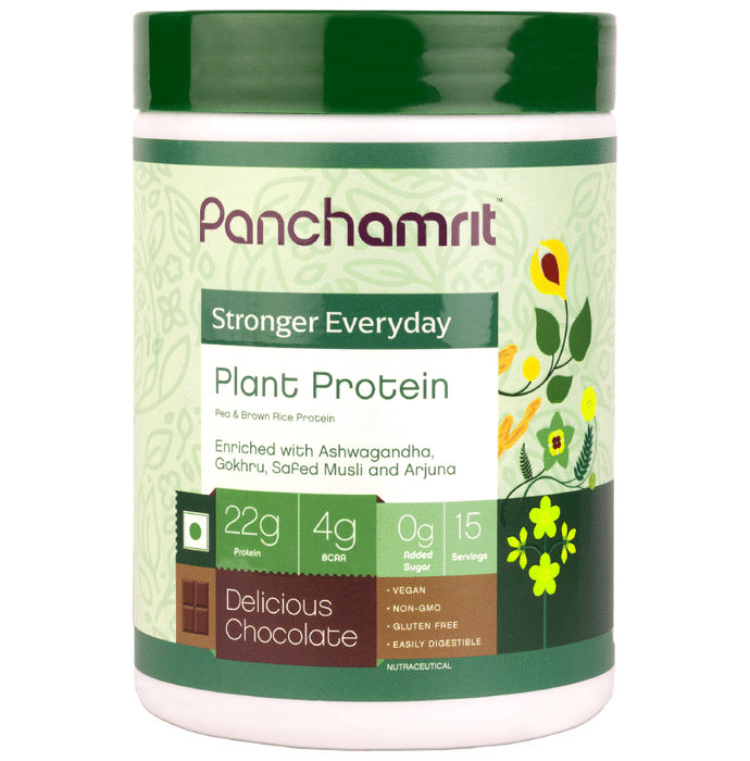 Panchamrit Plant Protein Powder Delicious Chocolate - Classic Derma