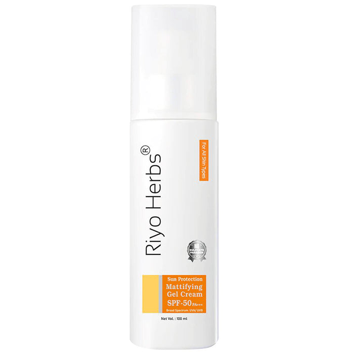 Riyo Herbs Sun Protection Mattifying Gel Cream SPF 50 PA+++ - Classic Derma