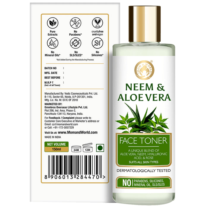 Mom & World Neem & Aloe Vera Face Toner