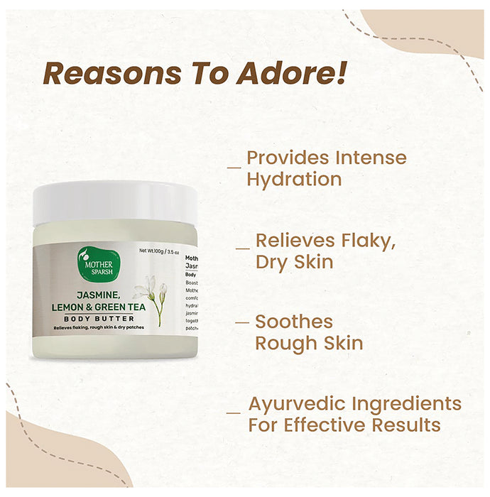 Mother Sparsh Jasmine, Lemon & Green Tea Body Butter