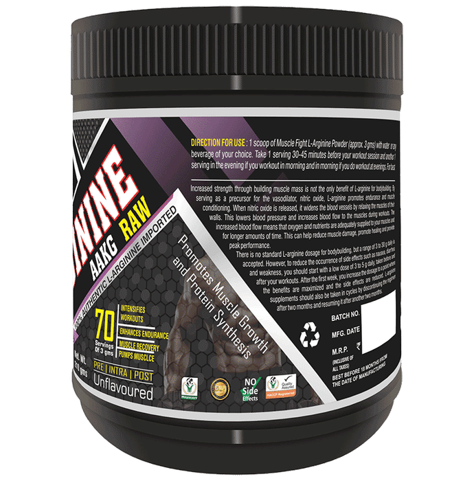 Muscle Fight L-Arginine Aakg Raw