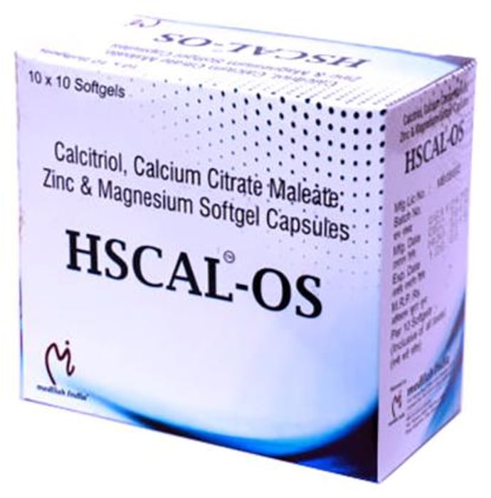 HsCal-OS Soft Gelatin Capsule - Classic Derma