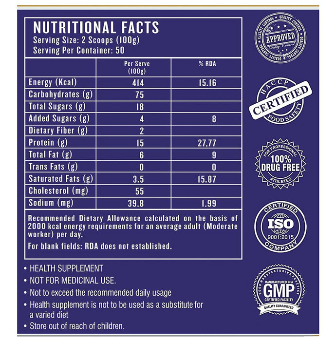 Muscle Trail Athletic Weight Gainer Powder Chocolate Ice Cream