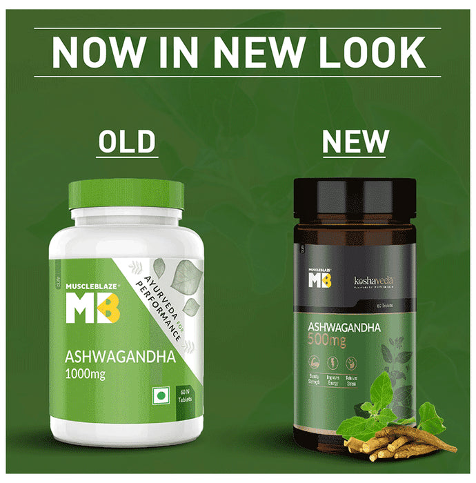 MuscleBlaze Ashwagandha 1000mg Tablet (60 Each)