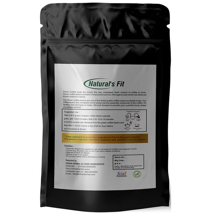 Natural's Fit Green Coffee Beans Black
