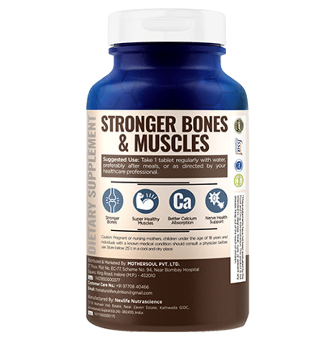 Nature Life Nutrition Calcium+Magnesium+Zinc D3 & B12 Vegetarian Tablet