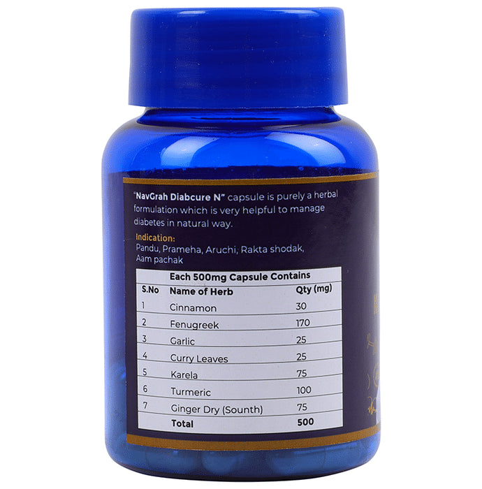 Navgrah Diabcure N Diabetes Capsule (Evening Capsule)