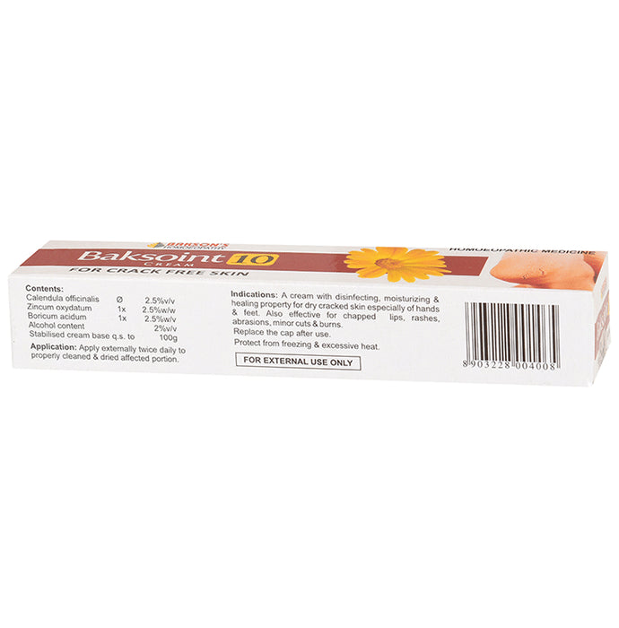 Bakson's Homeopathy Baksoint 10 Cream