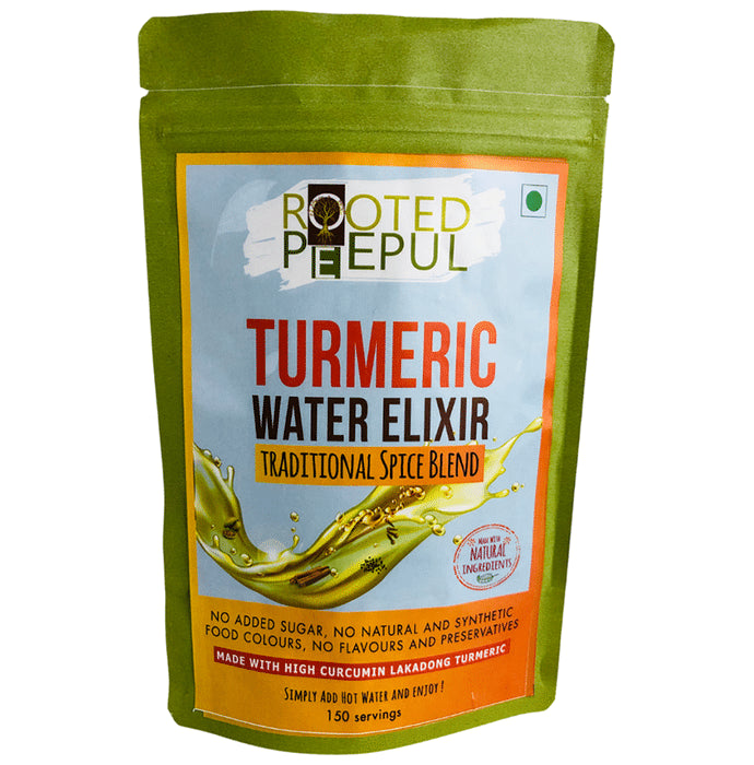 Rooted Peepul Turmeric Water Elixir Traditional Spice Blend - Classic Derma