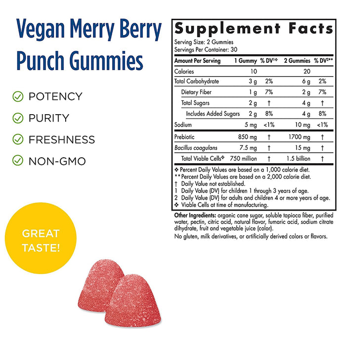 Nordic Naturals Kids Nordicflora Probiotic Gummy