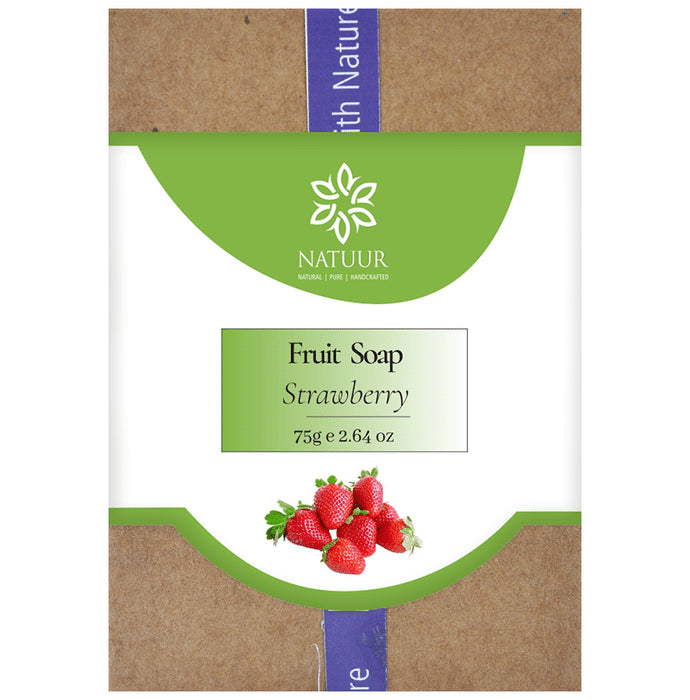 Natuur Fruit Strawberry Soap - Classic Derma