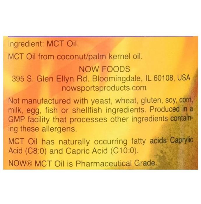 NOW Sports Pure MCT Oil