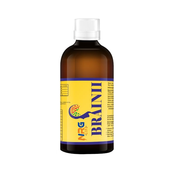 NRG Life Brainii High Strength Omega 3 Syrup (200ml Each) Mango