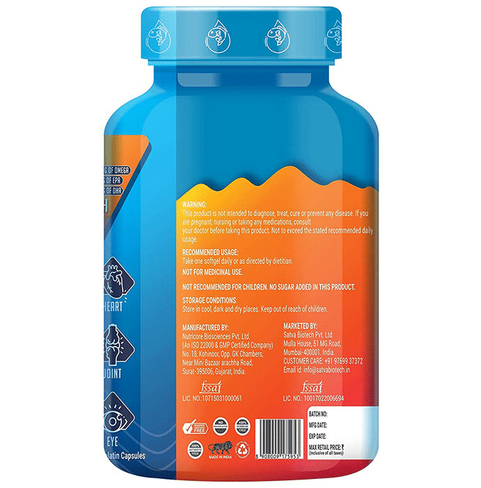 Nroute Omega-3 Fish Oil Soft Gelatin Capsule