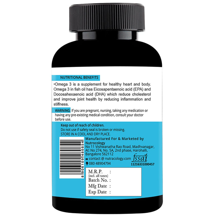 Nutracology Omega 3 Fish Oil Softgel