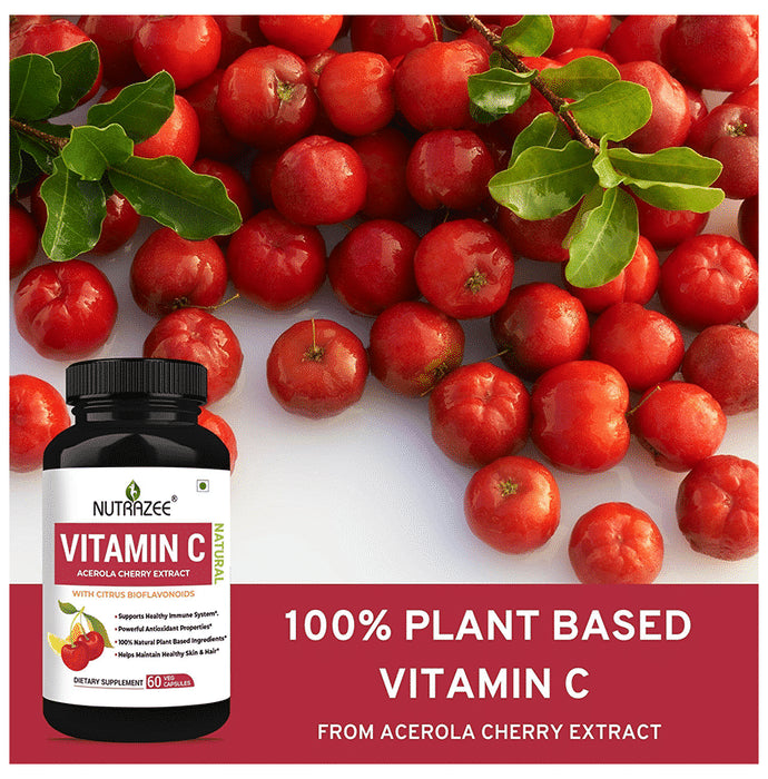Nutrazee Natural Vitamin C Veg Capsule