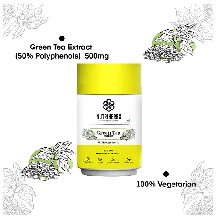 Nutriherbs Green Tea Herbs Capsule