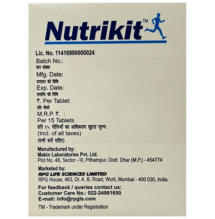 Nutrikit Tablet