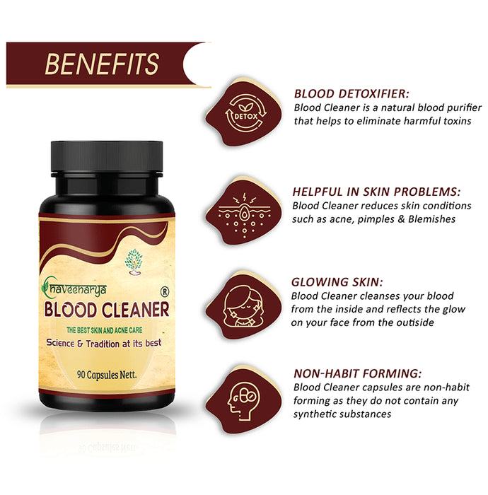 Naveenarya Blood Cleaner Blood Purifier Capsule