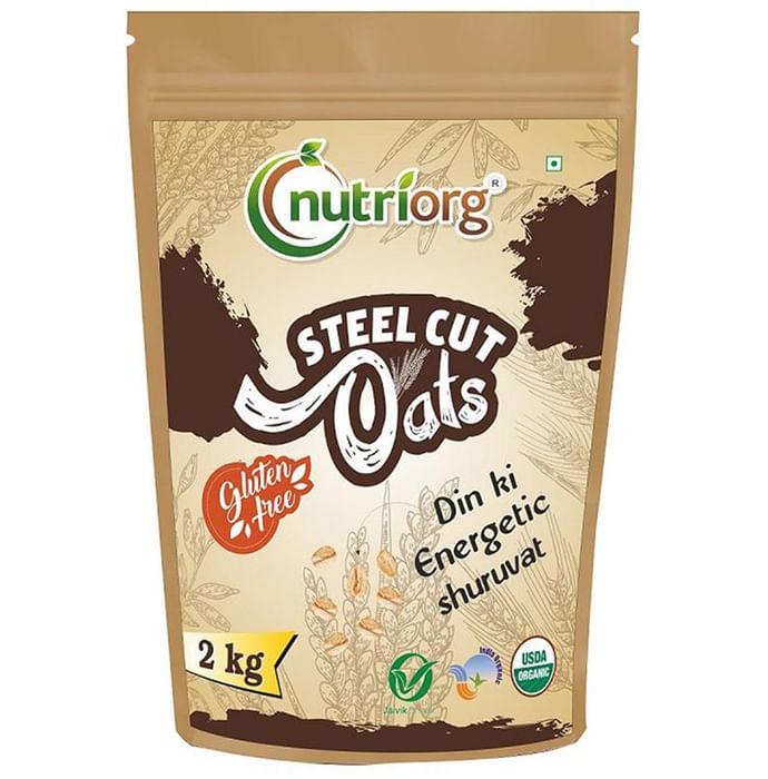 Nutriorg USDA Certified Gluten Free Steel Cut Oats - Classic Derma