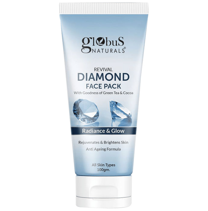 Globus Naturals Revival Diamond Face Pack(100gm Each) - Classic Derma